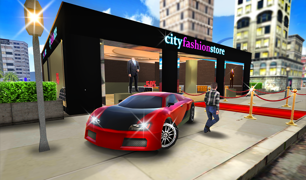 Grand City Driving Game Screenshot