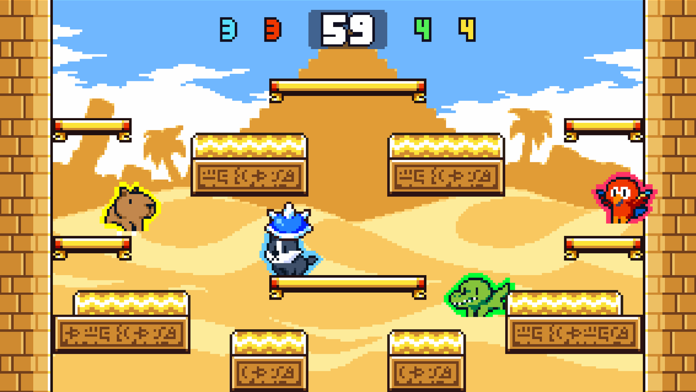 Animal Arena - 4 Player Battle Game Screenshot