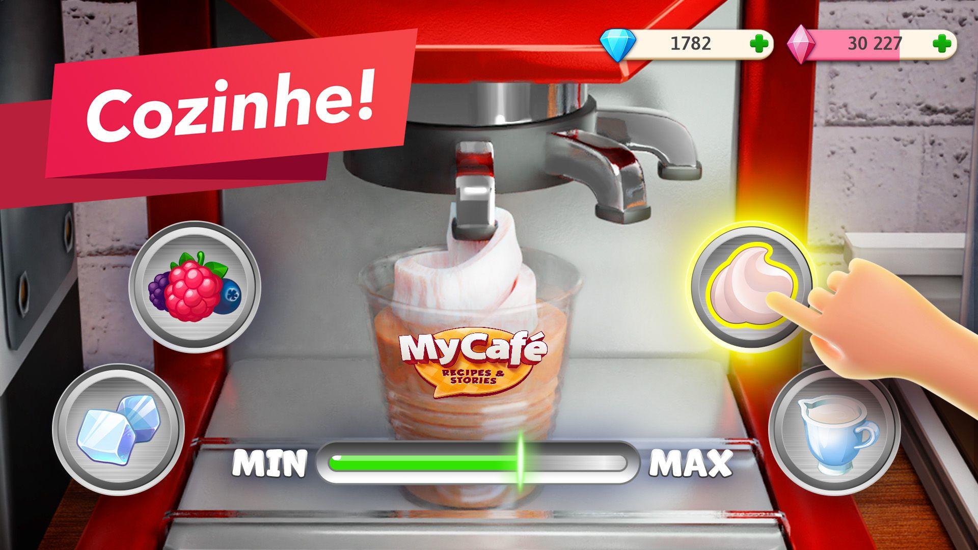 Captura de Tela do Jogo Minha Cafeteria - Restaurante