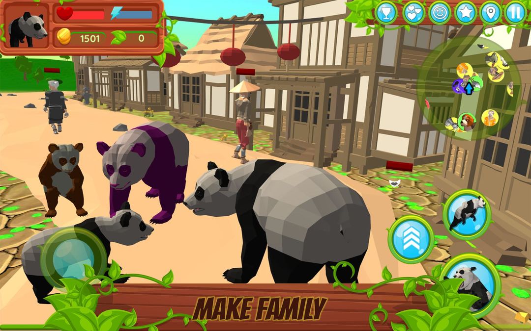 Screenshot of Panda Simulator 3D Animal Game