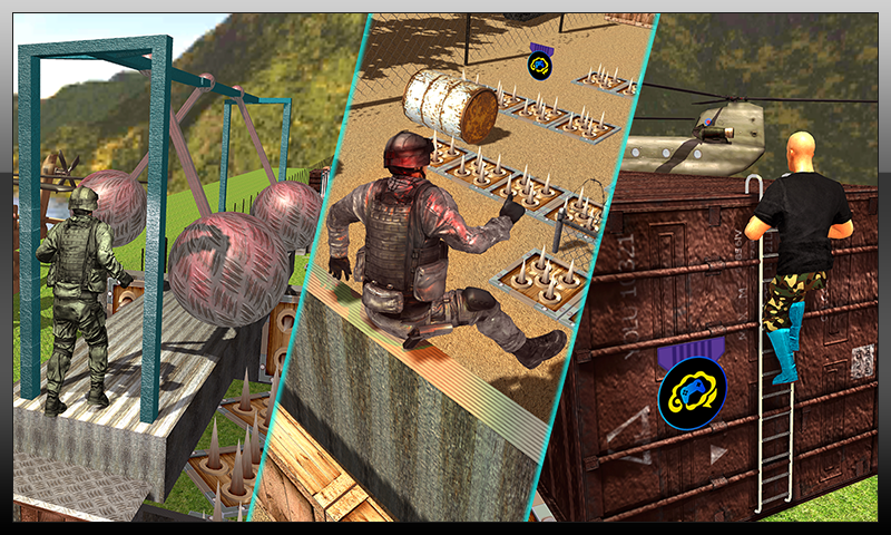 US Army Training Camp Commando Game Screenshot