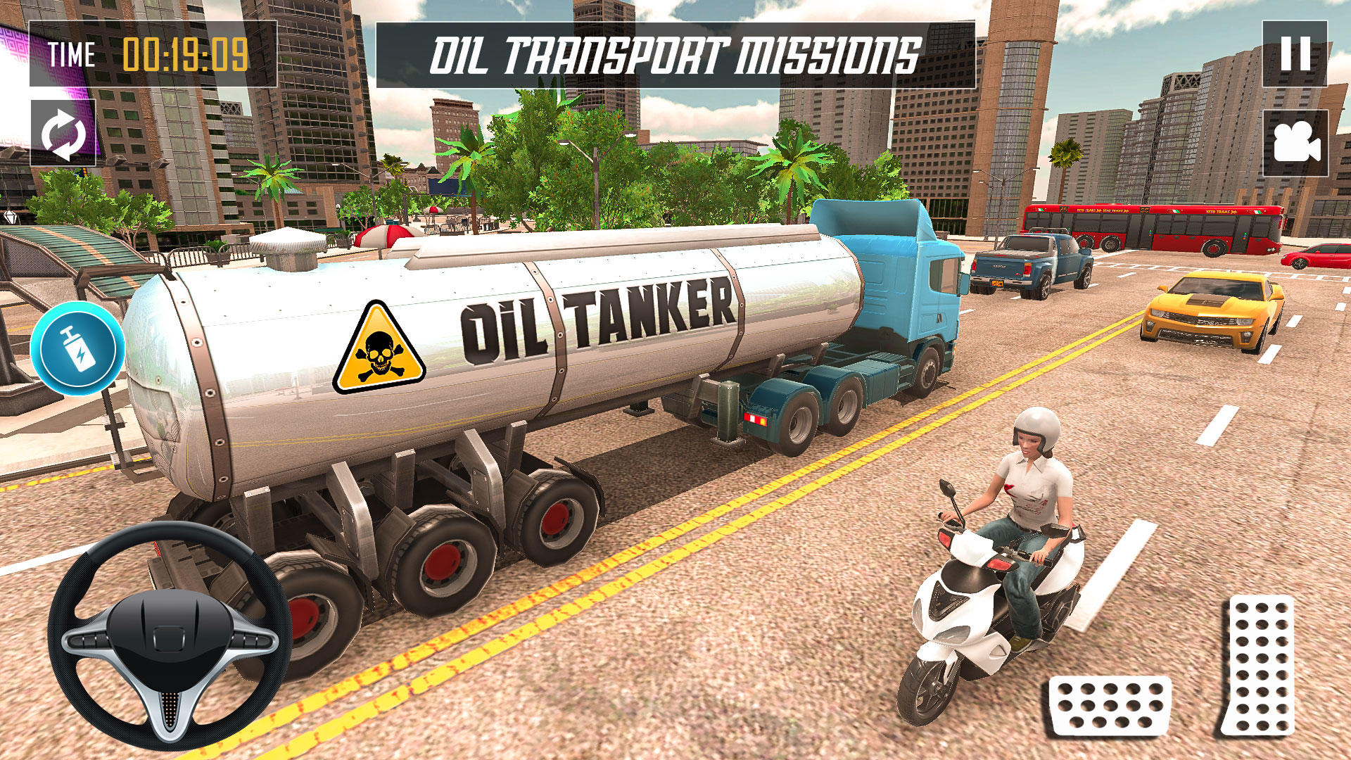 Screenshot of US Oil Tanker Sim:Truck Games