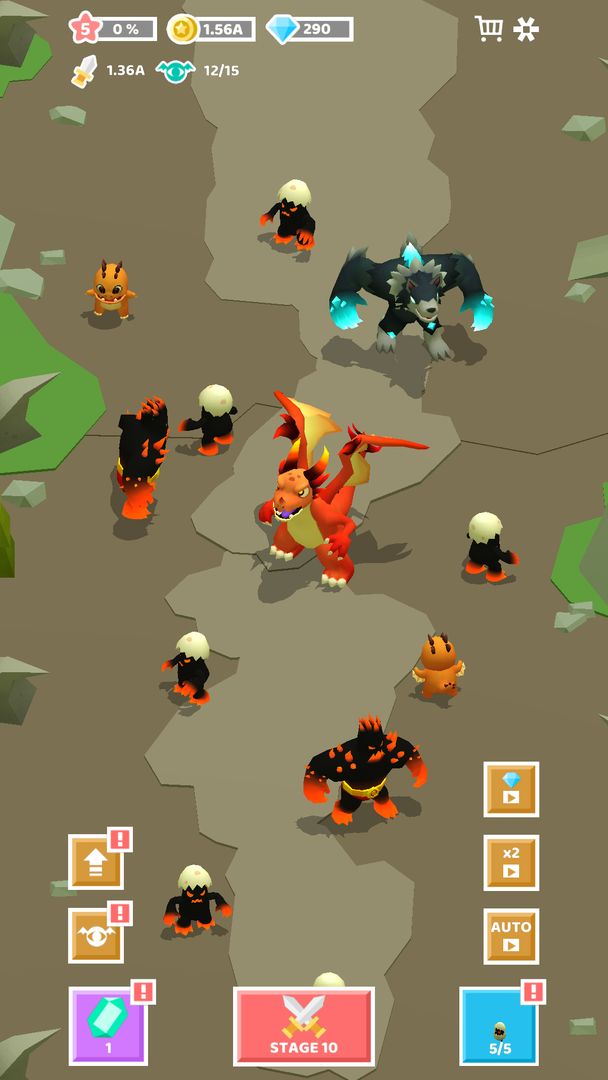 Screenshot of Merge Monster Evolution