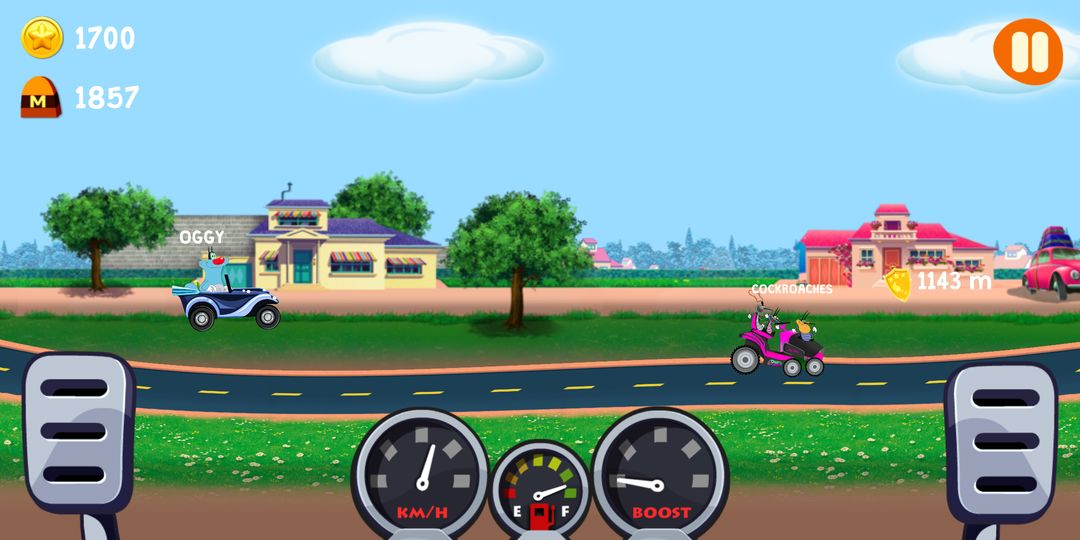 Oggy Go - World of Racing (The Official Game) 게임 스크린 샷