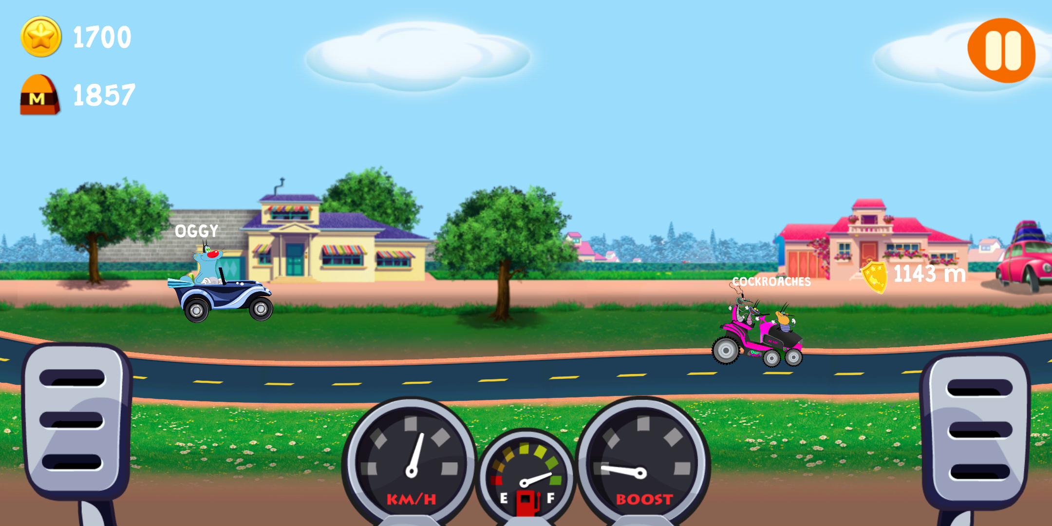 Oggy Go - World of Racing (The Game Screenshot