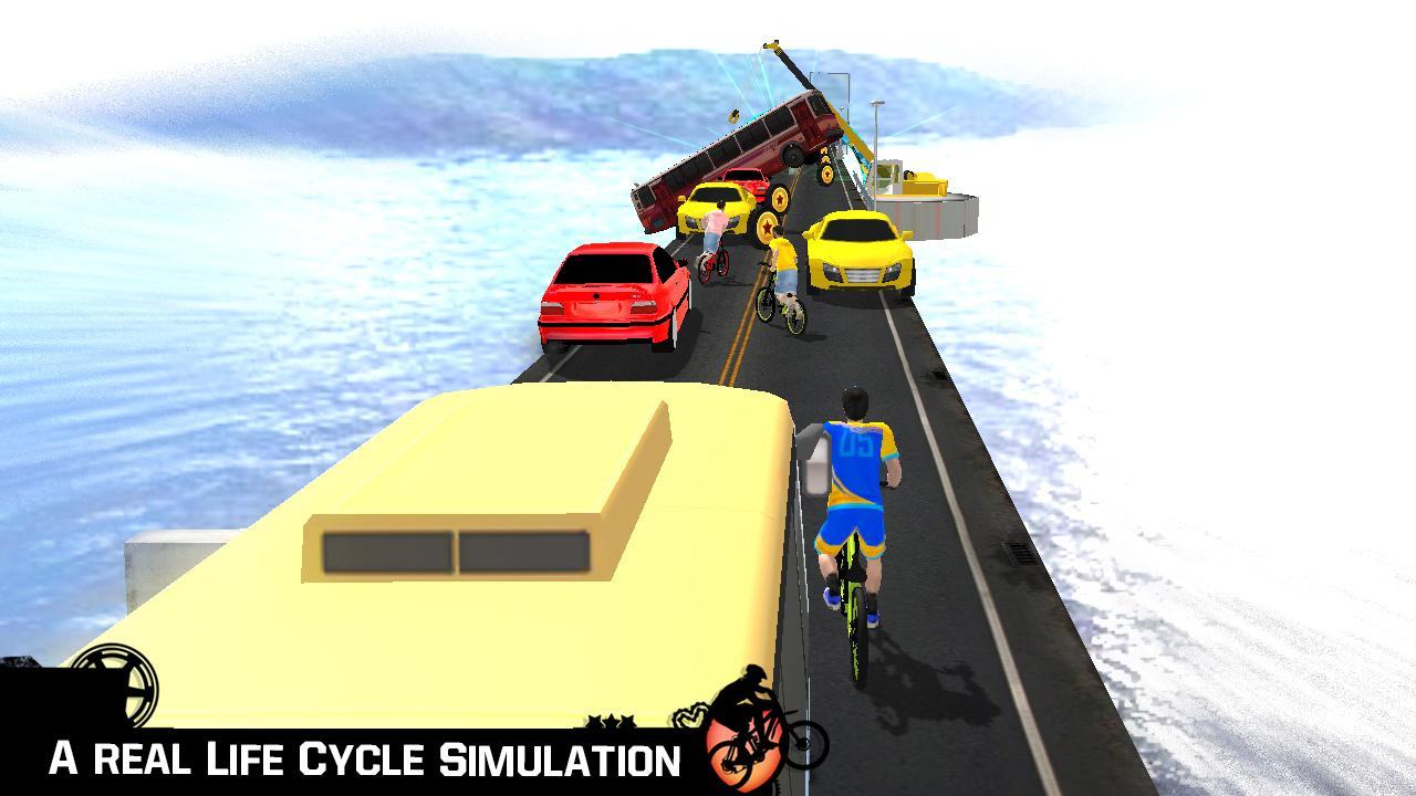 Bike Parkour 3D - Impossible Streets of Sky screenshot game