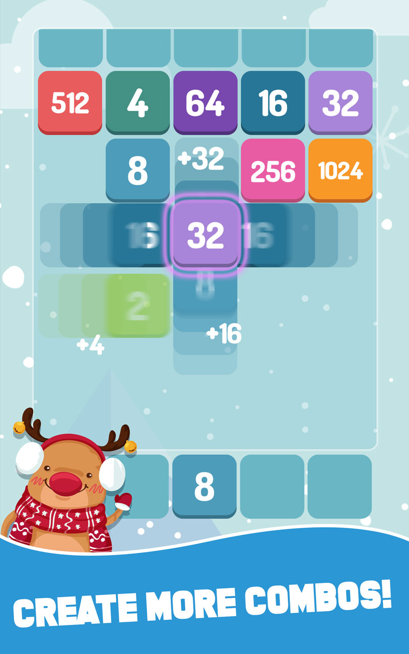2046+2 Bubble Shot: Merge Number - Bubble Merge Game Screenshot