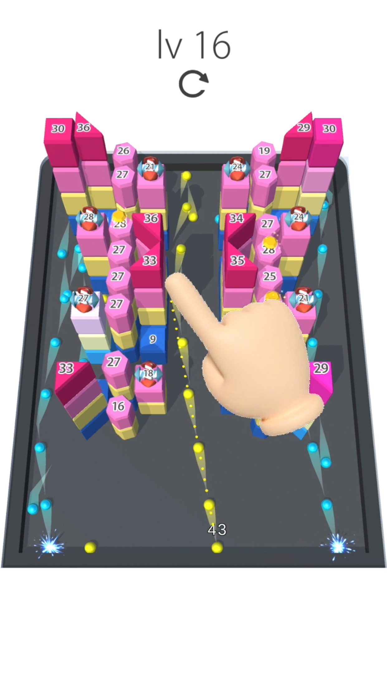 Super Balls - 3D Brick Breaker Game Screenshot