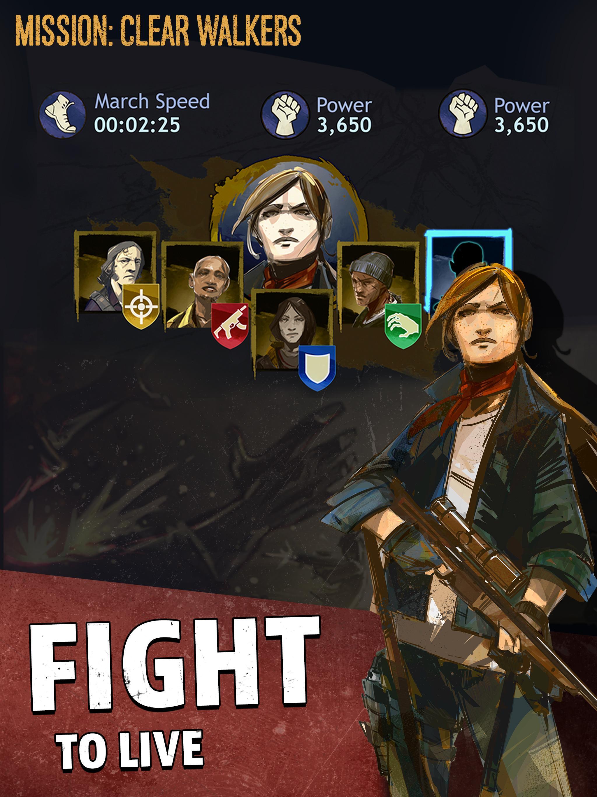 The Walking Dead: March To War Game Screenshot