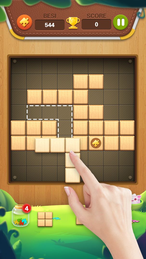 Wood Block Puzzle And Jigsaw ภาพหน้าจอเกม