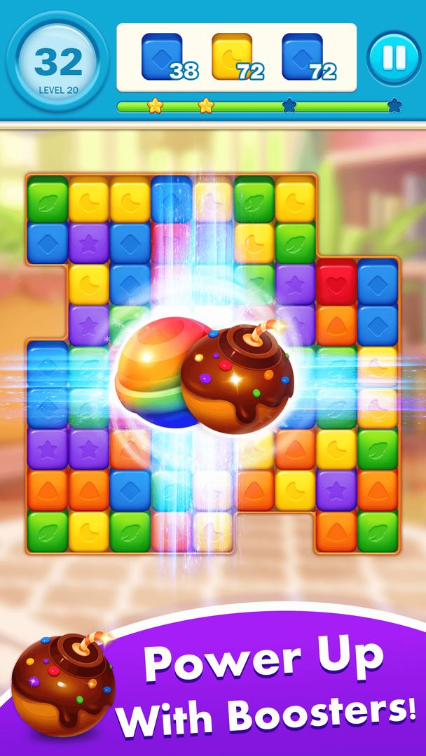 Sweet Candy Fever-Free Match 3 Puzzle game 게임 스크린 샷