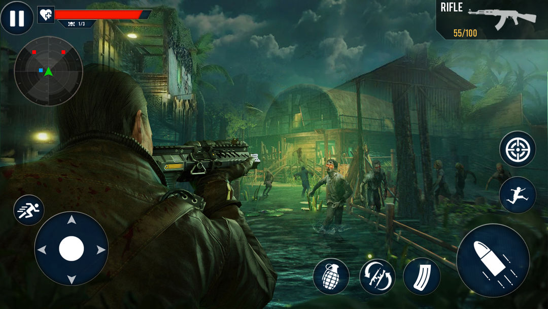 殭屍射擊3D-遇到FPS射擊遊戲遊戲截圖
