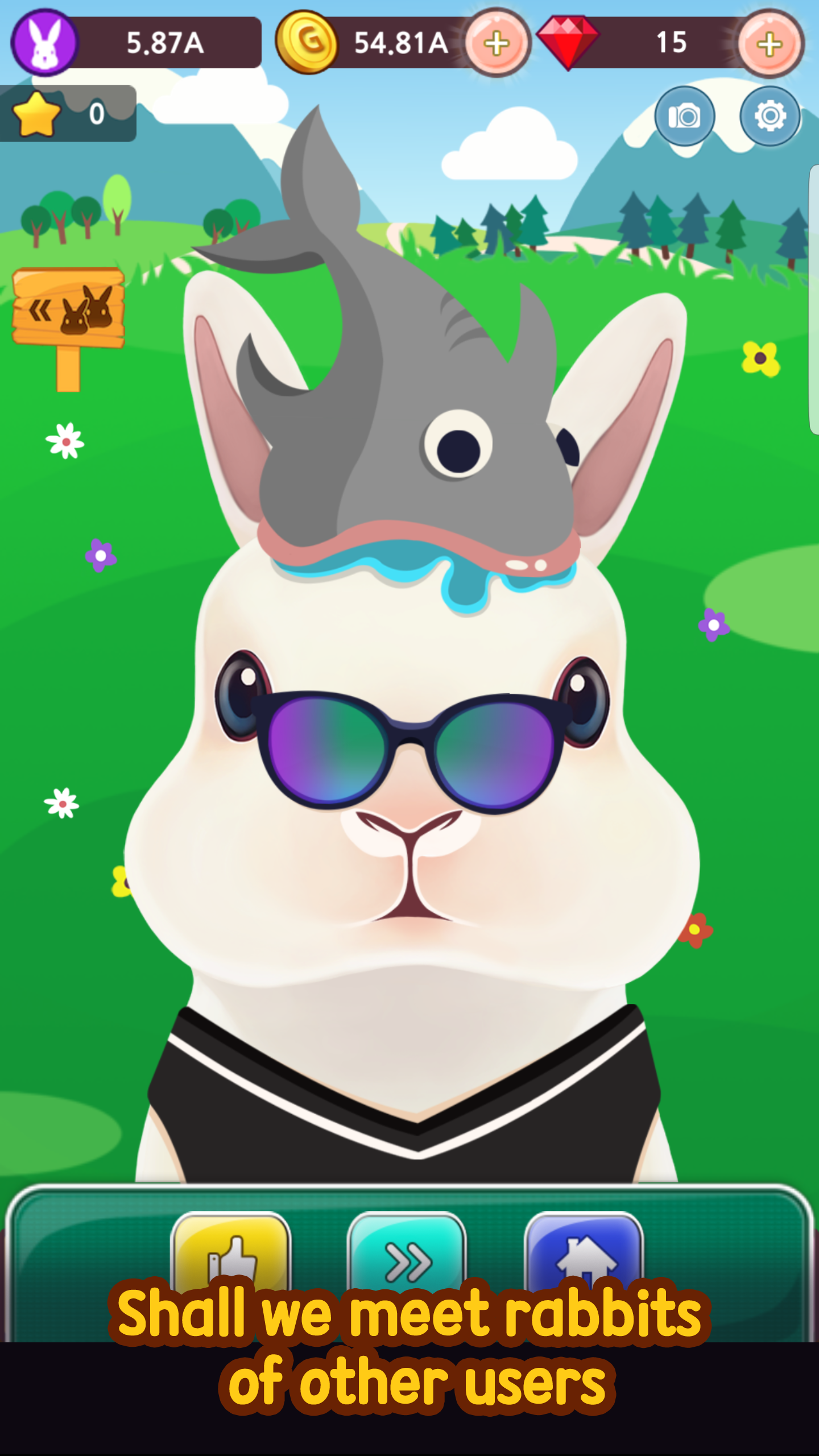 Cuplikan Layar Game Rabbit Planet:Love of Rabbits
