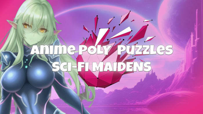 Banner of Anime Poly Puzzle - Jeunes filles de science-fiction 