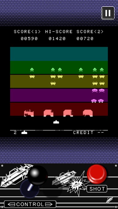 Cuplikan Layar Game SPACE INVADERS