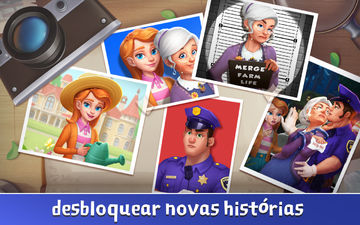Captura de Tela do Jogo Merge Farm Life: Mansion Decor