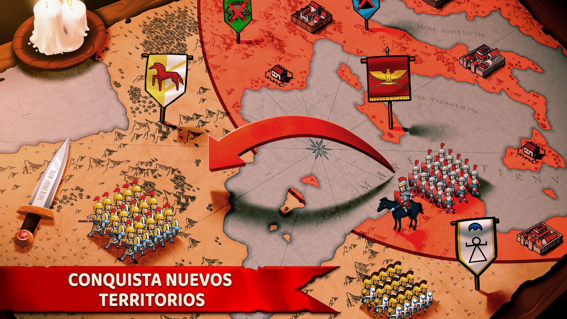 Captura de Pantalla del Juego Grow Empire: Rome