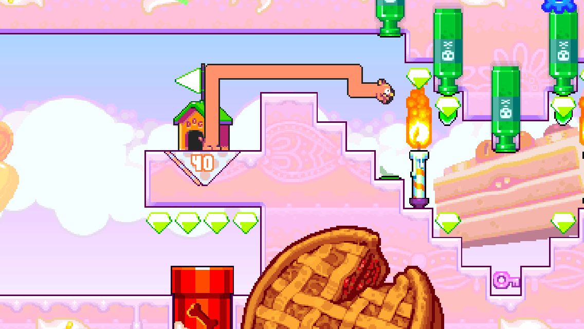 Silly Sausage: Doggy Dessert Game Screenshot