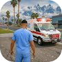 Icon of US Emergency Ambulance Game 3d