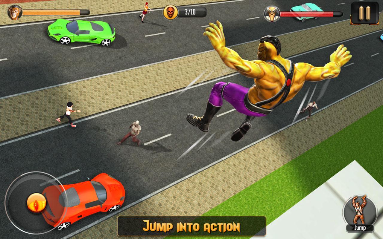 Superhero CatMan : City Crime Battleground Game Screenshot