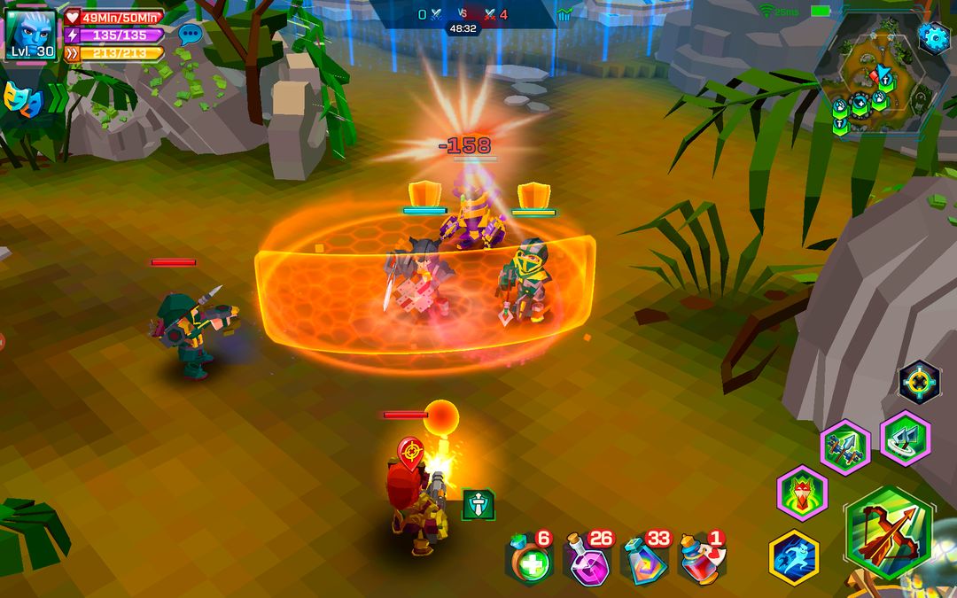 Screenshot of Pixel Wars — MMO Action