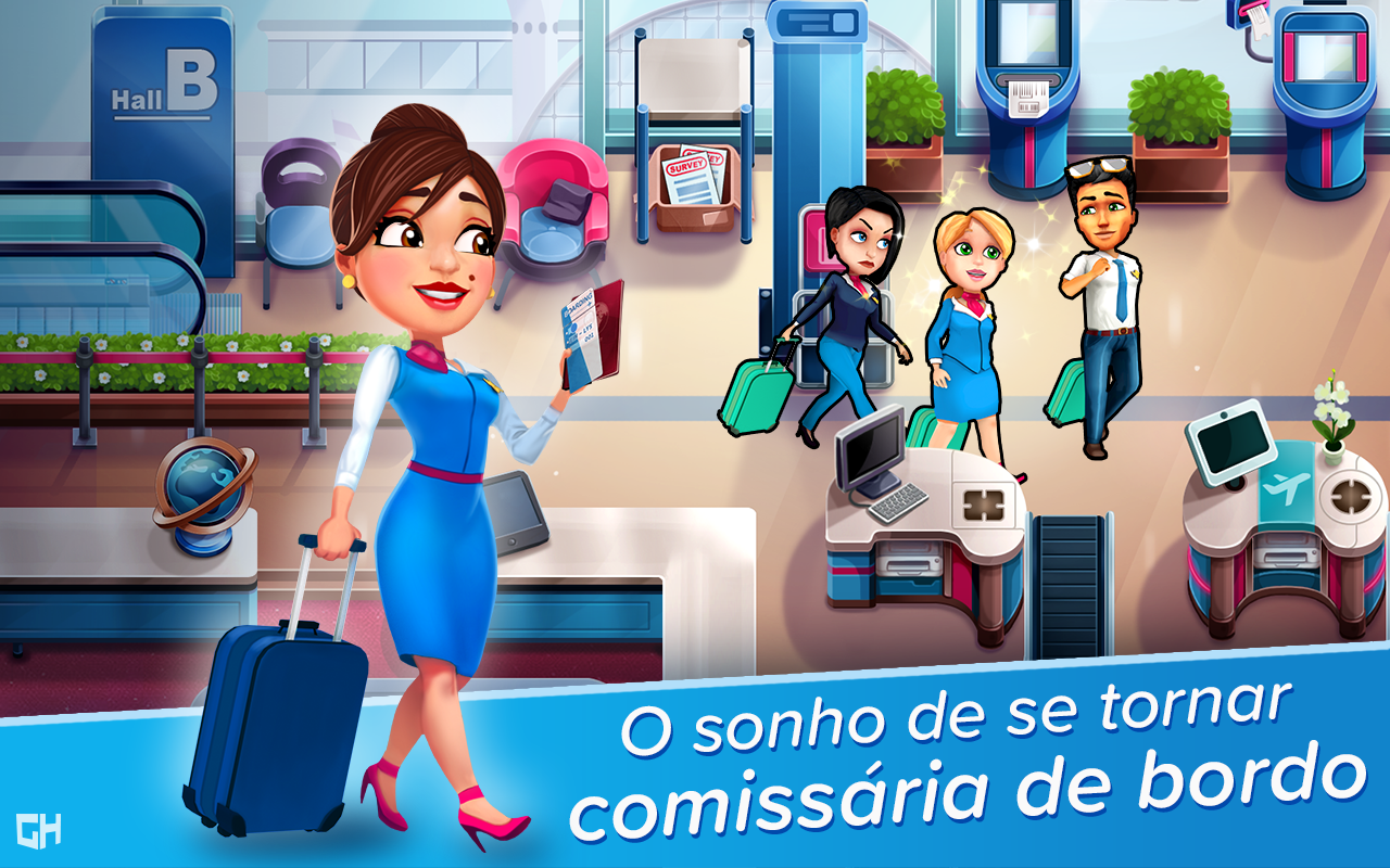 Captura de Tela do Jogo Amber's Airline - High Hopes