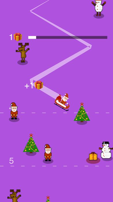 Santa Claus is Skiing to Town ภาพหน้าจอเกม