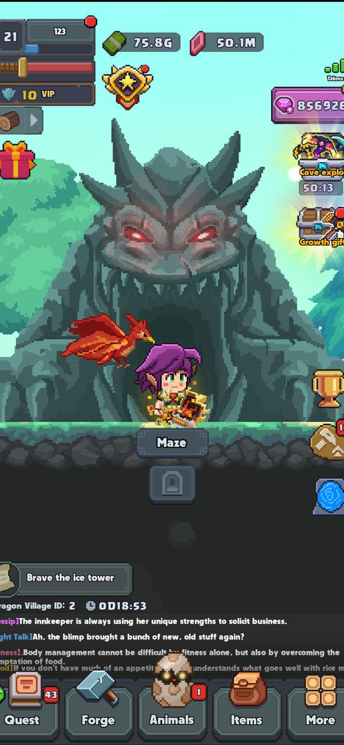 Screenshot of Dragon N Warrior