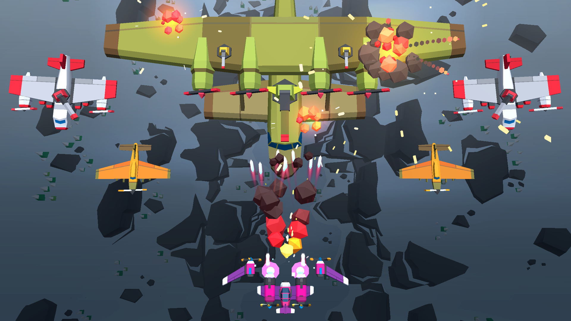 Burning Sky: Aircraft Combat Game Screenshot