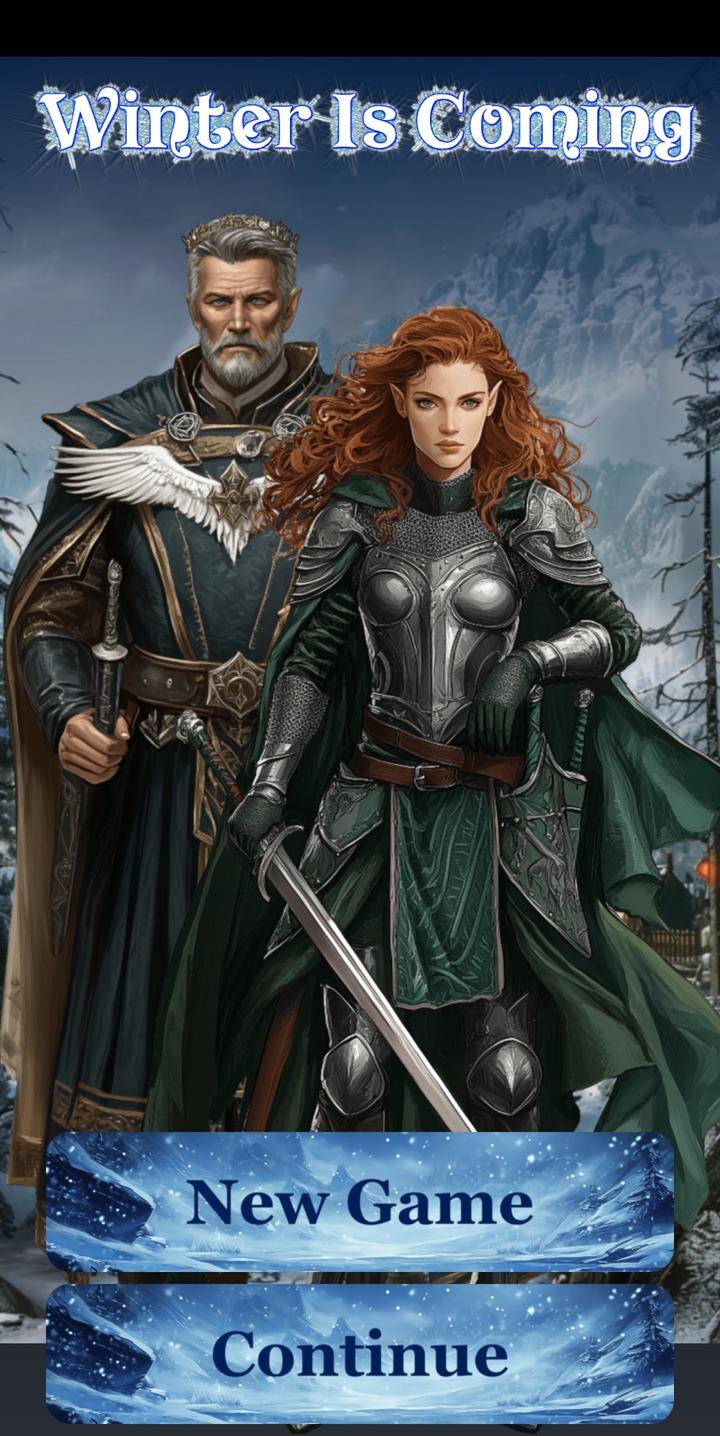 Winter Saga: Interactive Story Game Screenshot