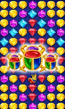classic diamond puzzle pharaoh Game Screenshot