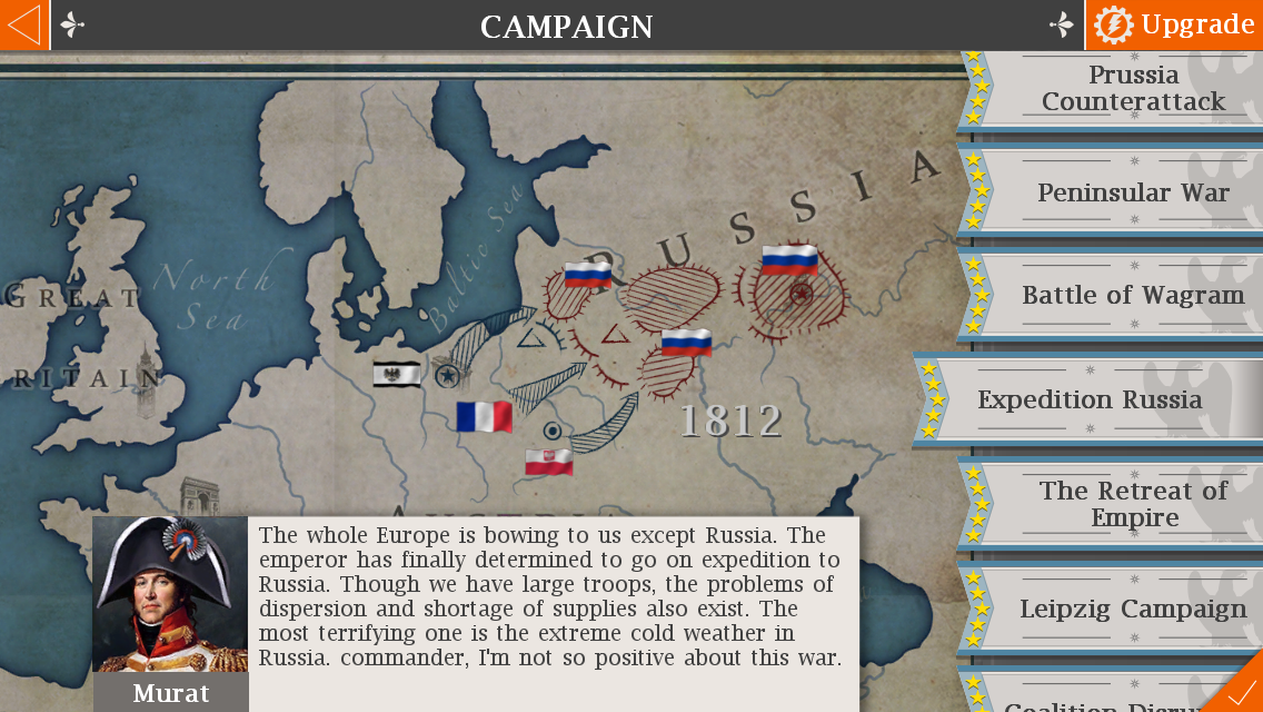 European War 4 : Napoleon Game Screenshot