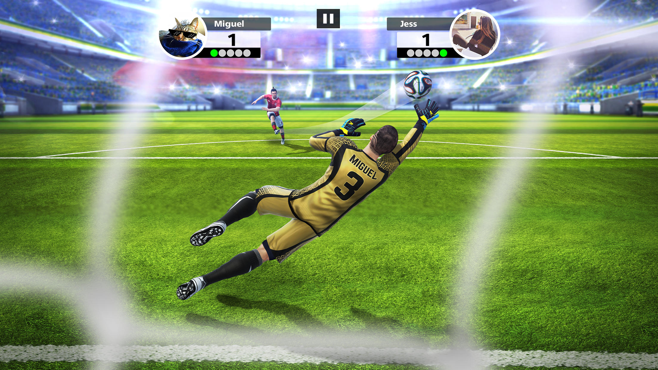 Captura de Tela do Jogo Football Strike: Online Soccer
