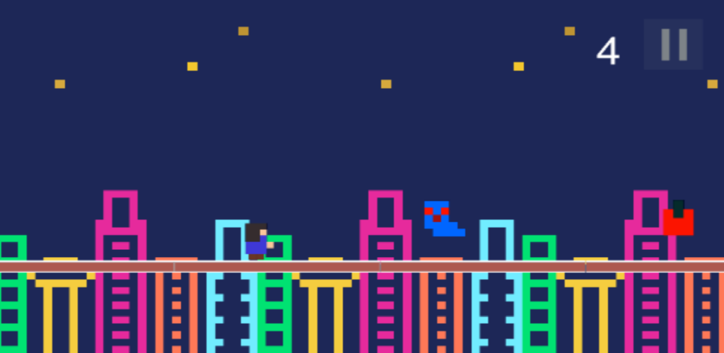 runner run : pixel runner Game Screenshot