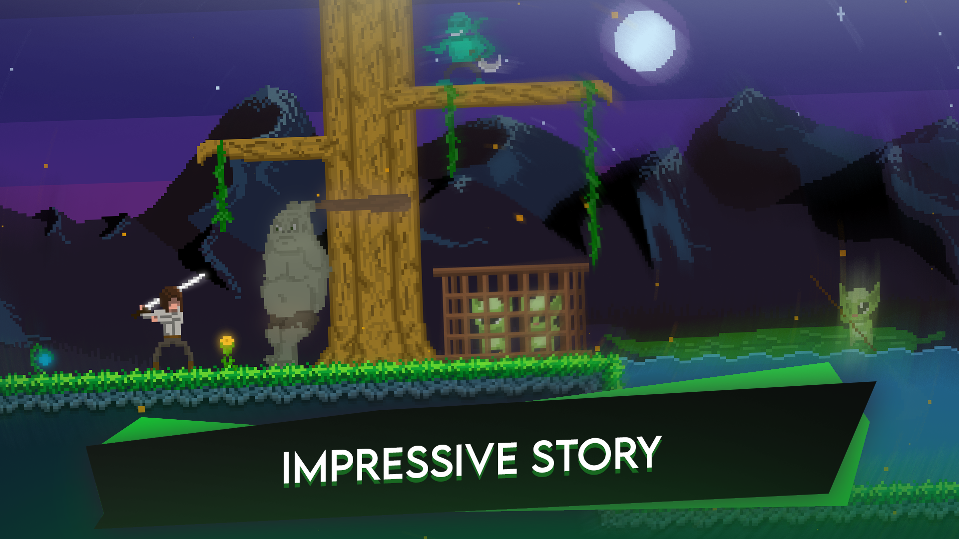 Draconian:Action Platformer 2D Game Screenshot