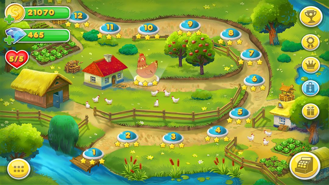 Jolly Days Farm: Time Management Game ภาพหน้าจอเกม