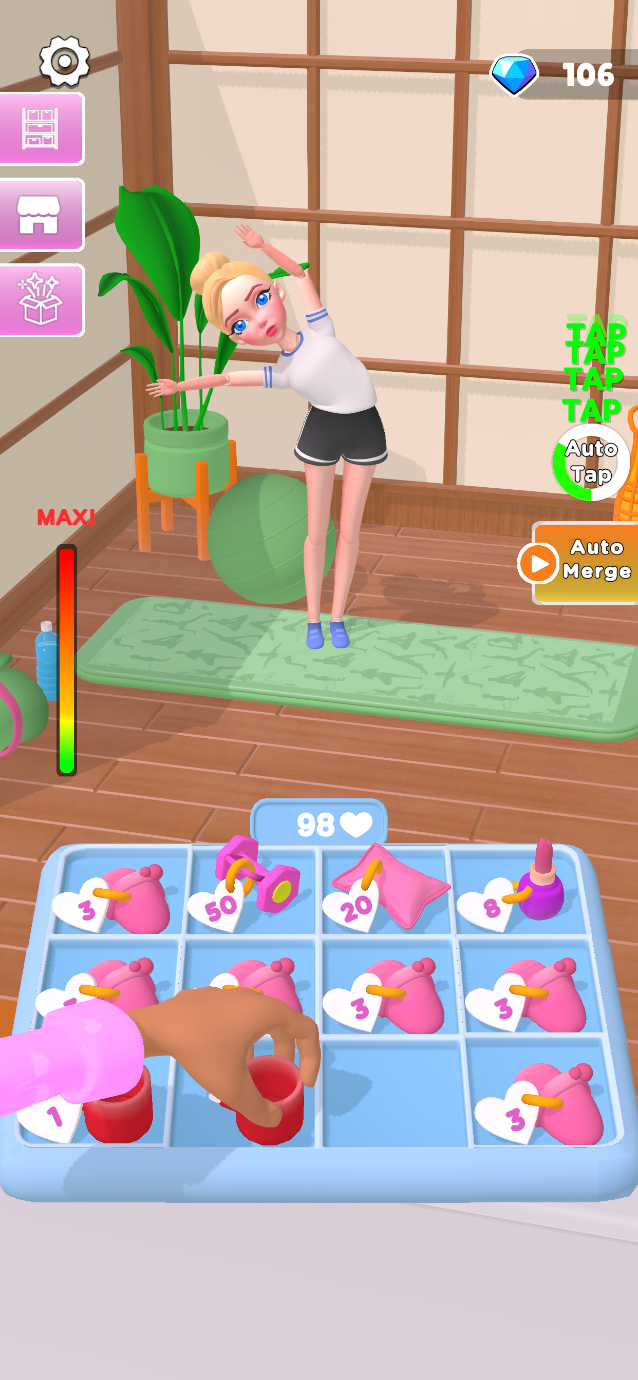 Pink Star: Fashion Merge Game Screenshot
