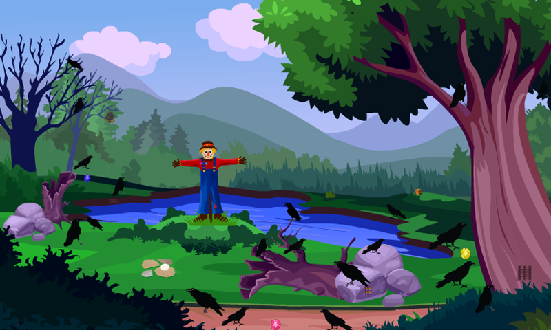 Escape From Crow Forest Game Screenshot