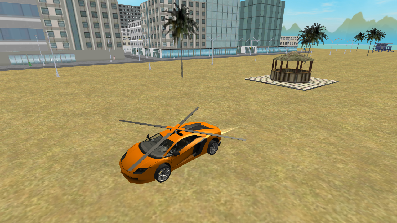 Flying  Helicopter Car 3D Freeのキャプチャ