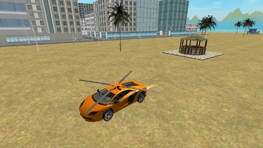 Flying  Helicopter Car 3D Free遊戲截圖
