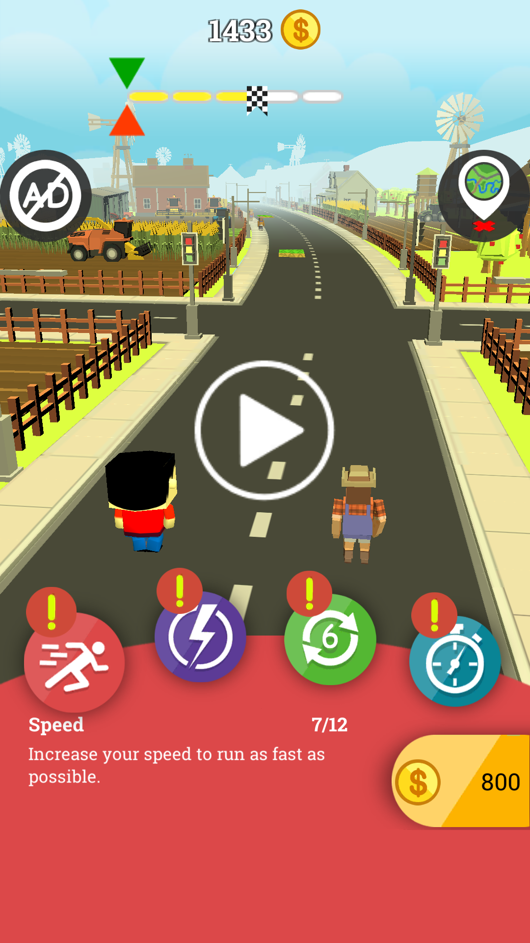 Captura de Tela do Jogo Tap Run