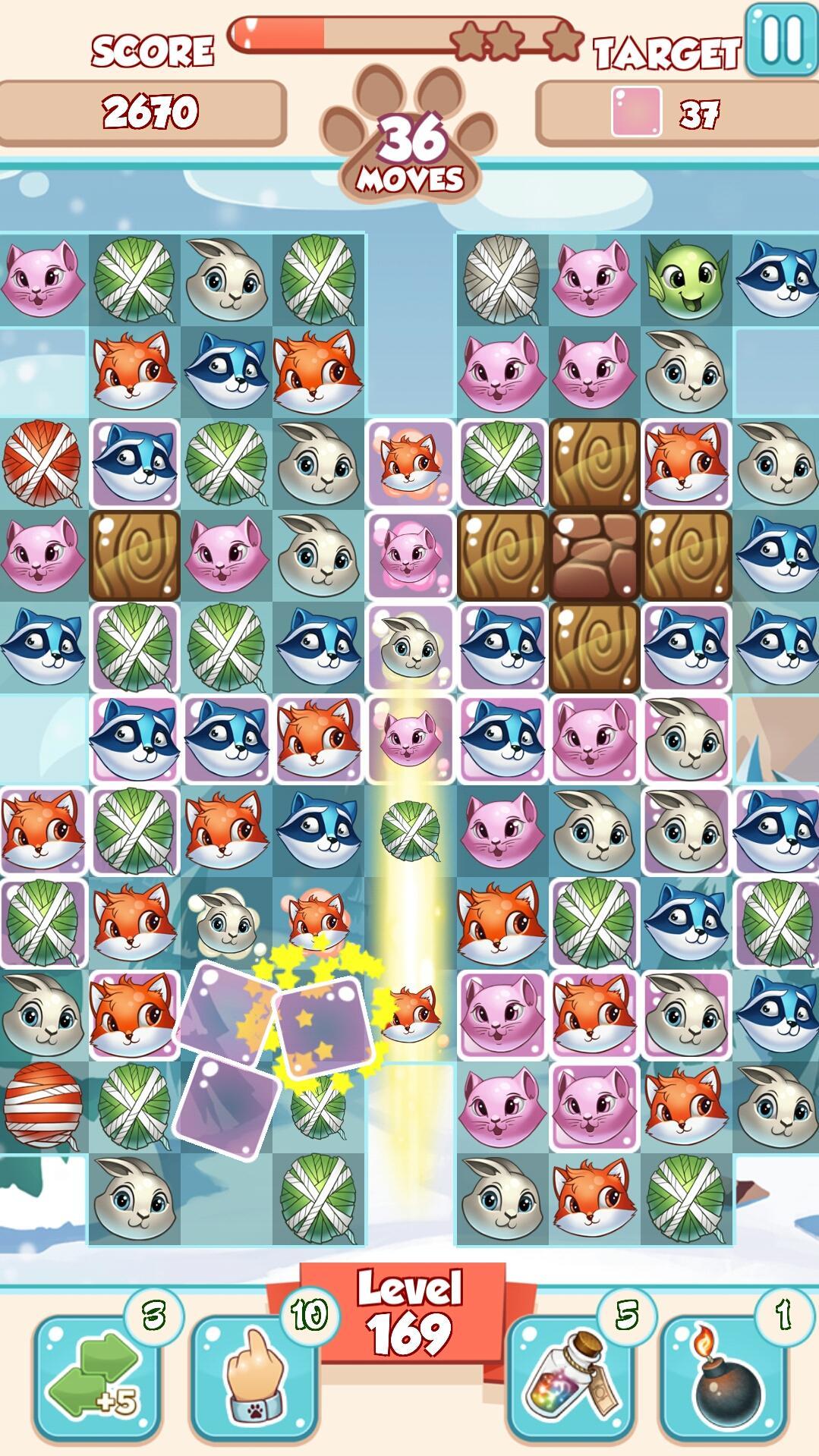 Ảnh chụp màn hình Lovely Pets: Match 3
