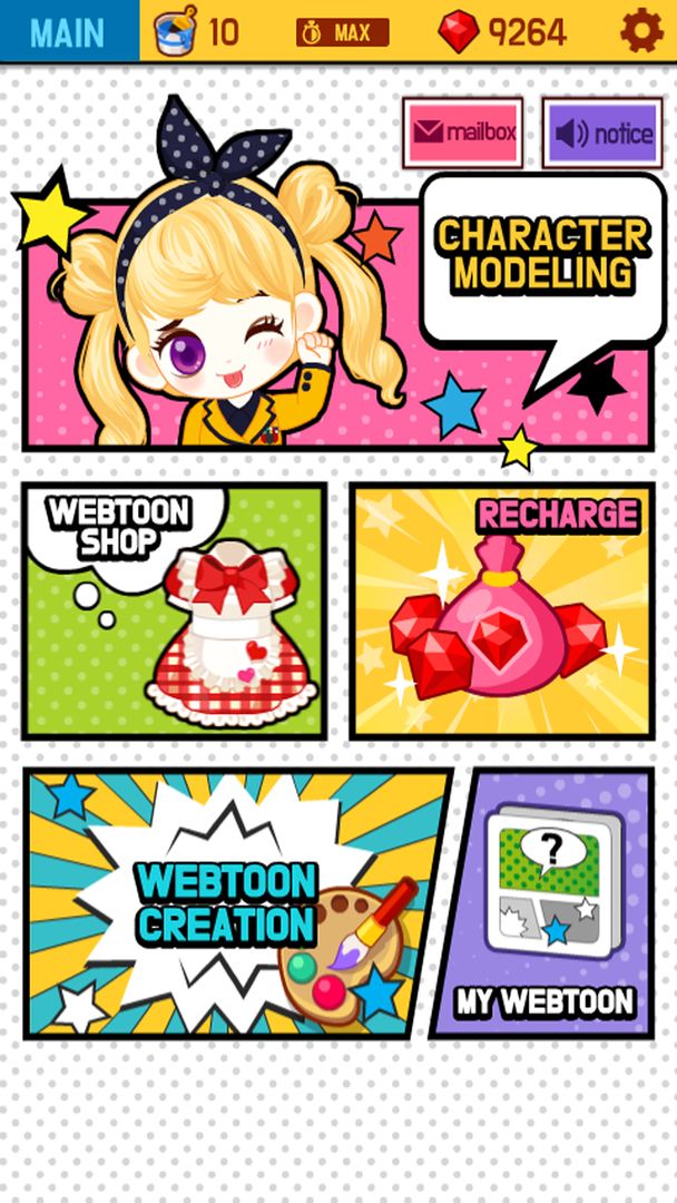 Webtoon Judy : Goblin Stroy screenshot game