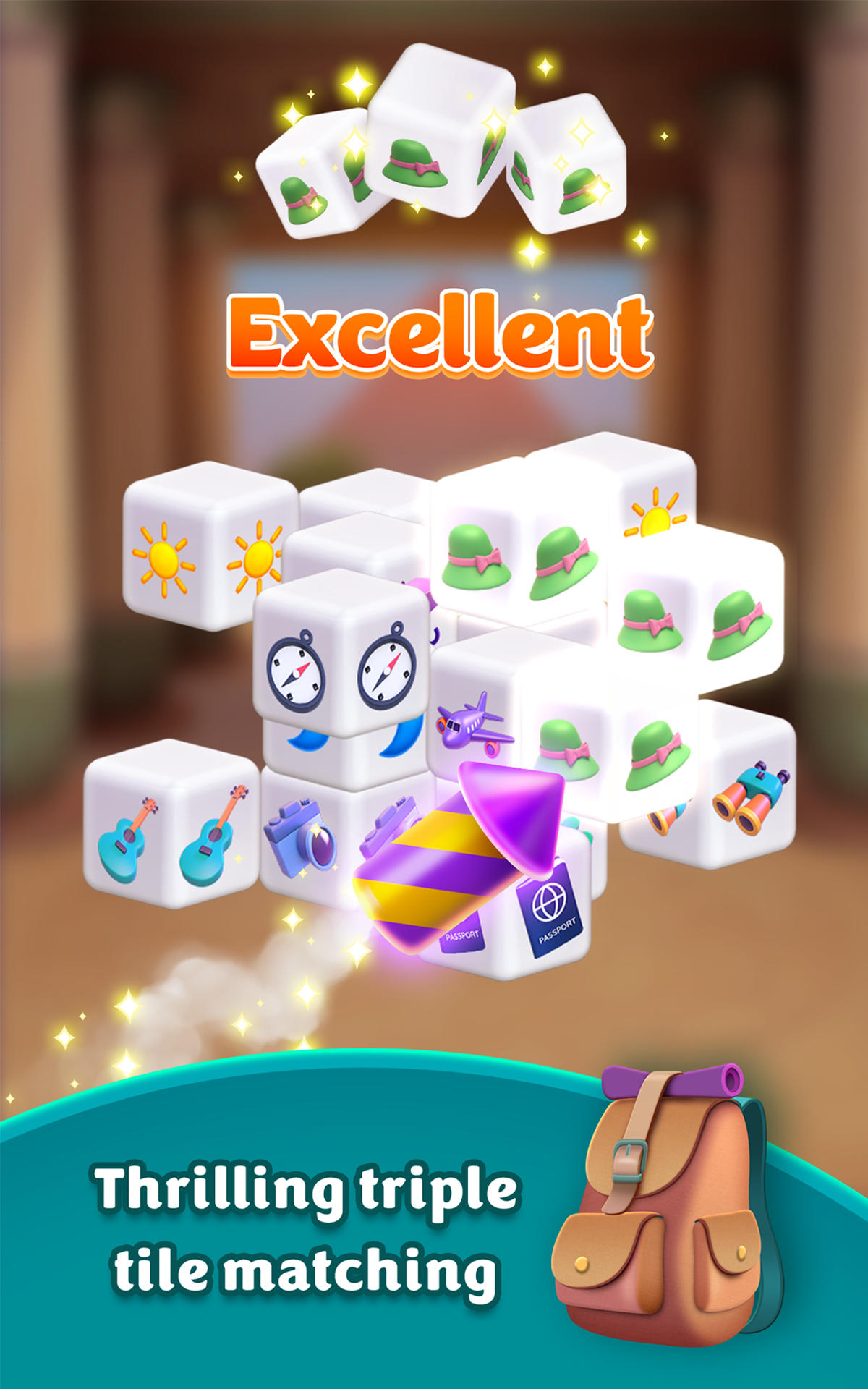 Journey Match - 3D Puzzle Cube ภาพหน้าจอเกม