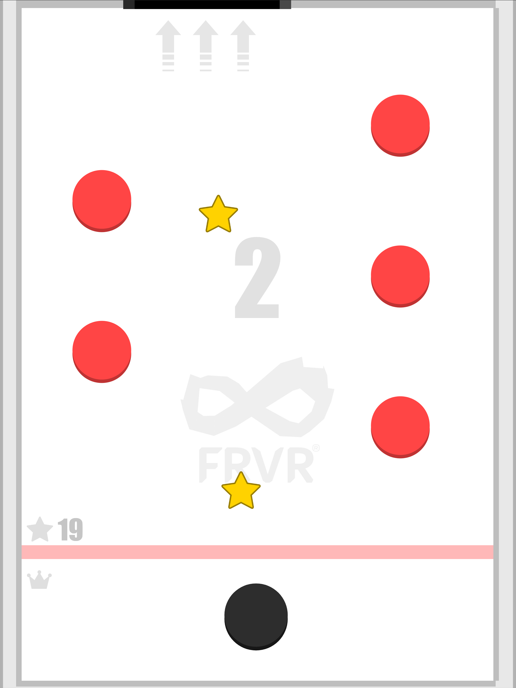 Air Hockey FRVR ゲームのスクリーンショット