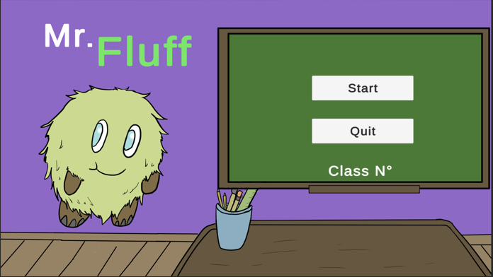 Mr. Fluff Game Game Screenshot