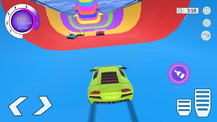 Captura de Tela do Jogo Ramps Car Stunt 3D- Stunt Game