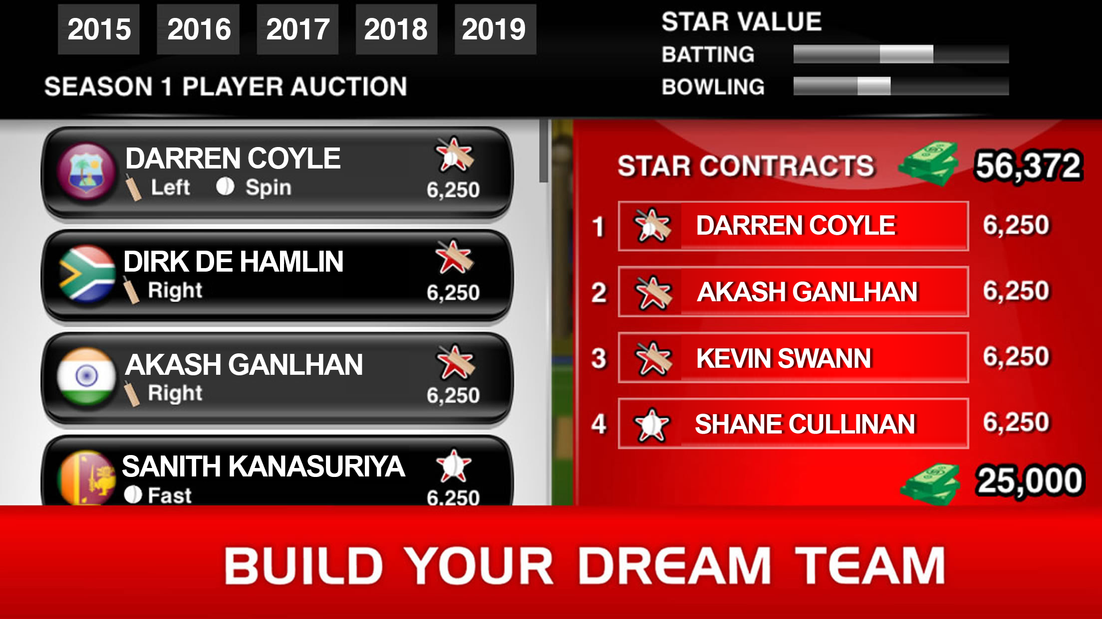 Stick Cricket Premier League Game Screenshot