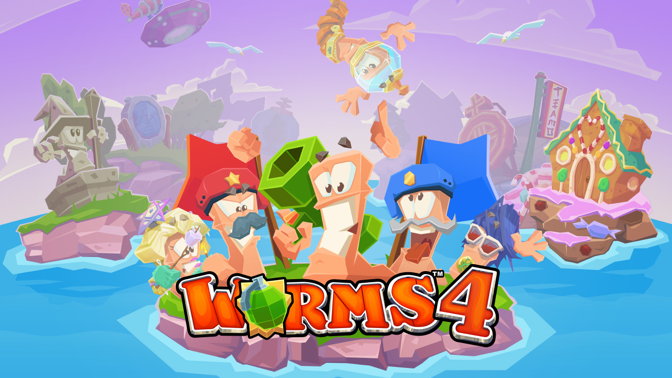 Worms 4 Game Screenshot