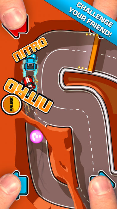 Blonde vs Brunette Racing - Two-player kart racing fun! screenshot game